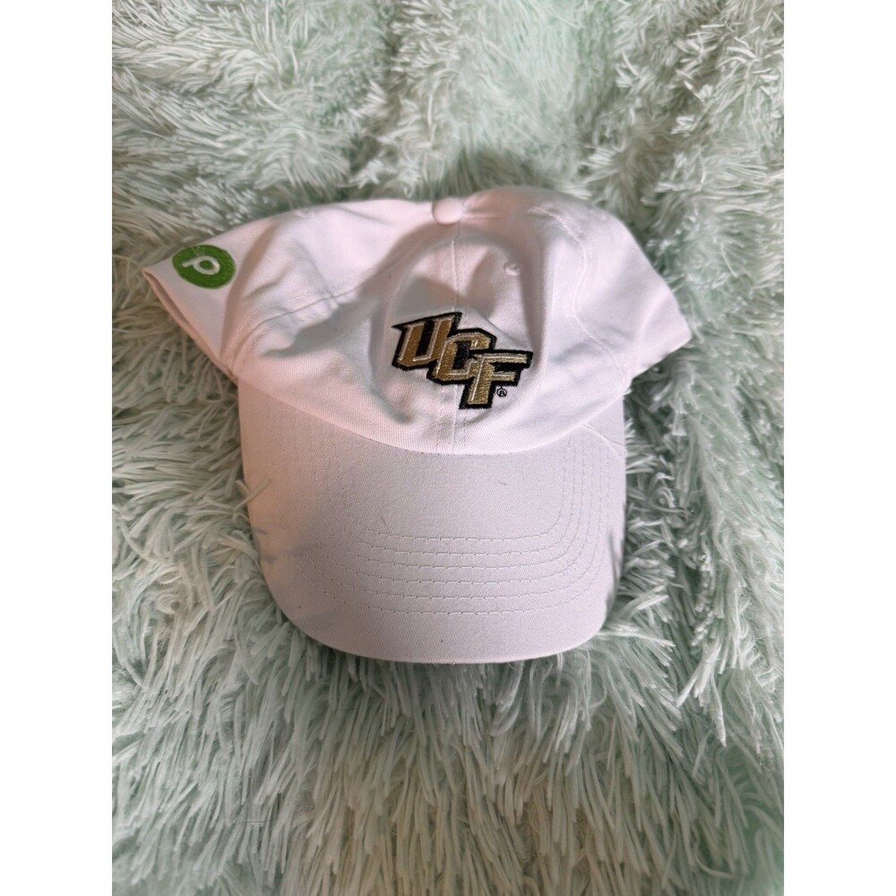 UCF Knights NCAA Top of The World OneFit WHITE Cap/Hat Logo Black/Gold